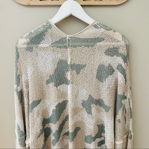 POL Open Front Camo Cardigan Green Sz Small - Picture 8 of 8